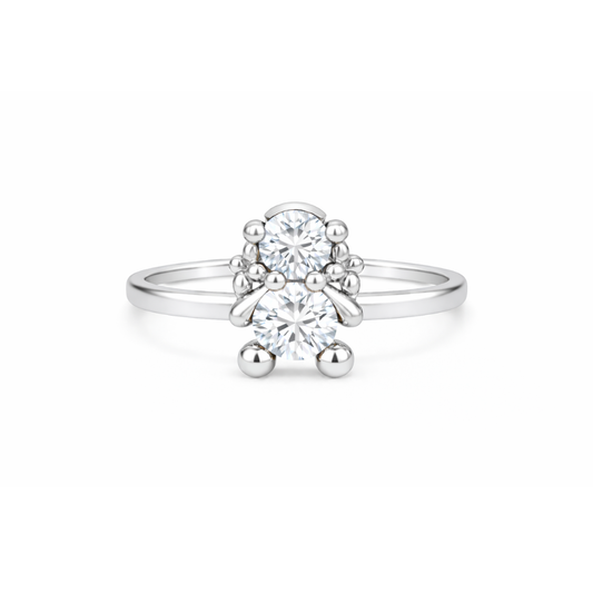 ANEL EM PRATA 925% MENINA AMORZINHO BY MOCHO