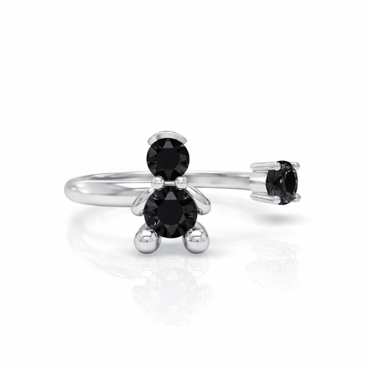 ANEL EM PRATA 925% MENINO AMORZINHO BY MOCHO