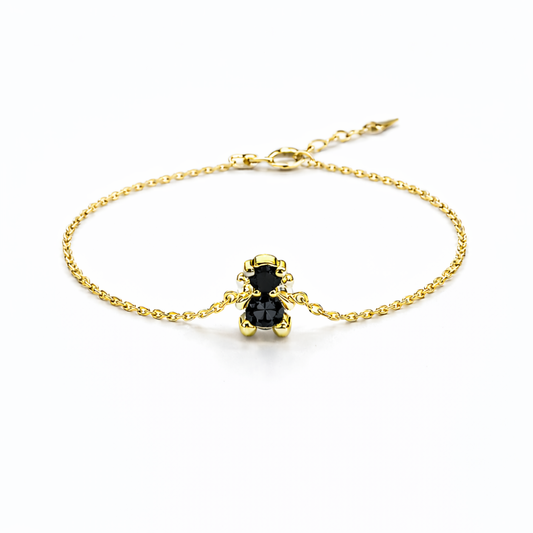 PULSEIRA EM PRATA 925% MENINA AMORZINHO BY MOCHO