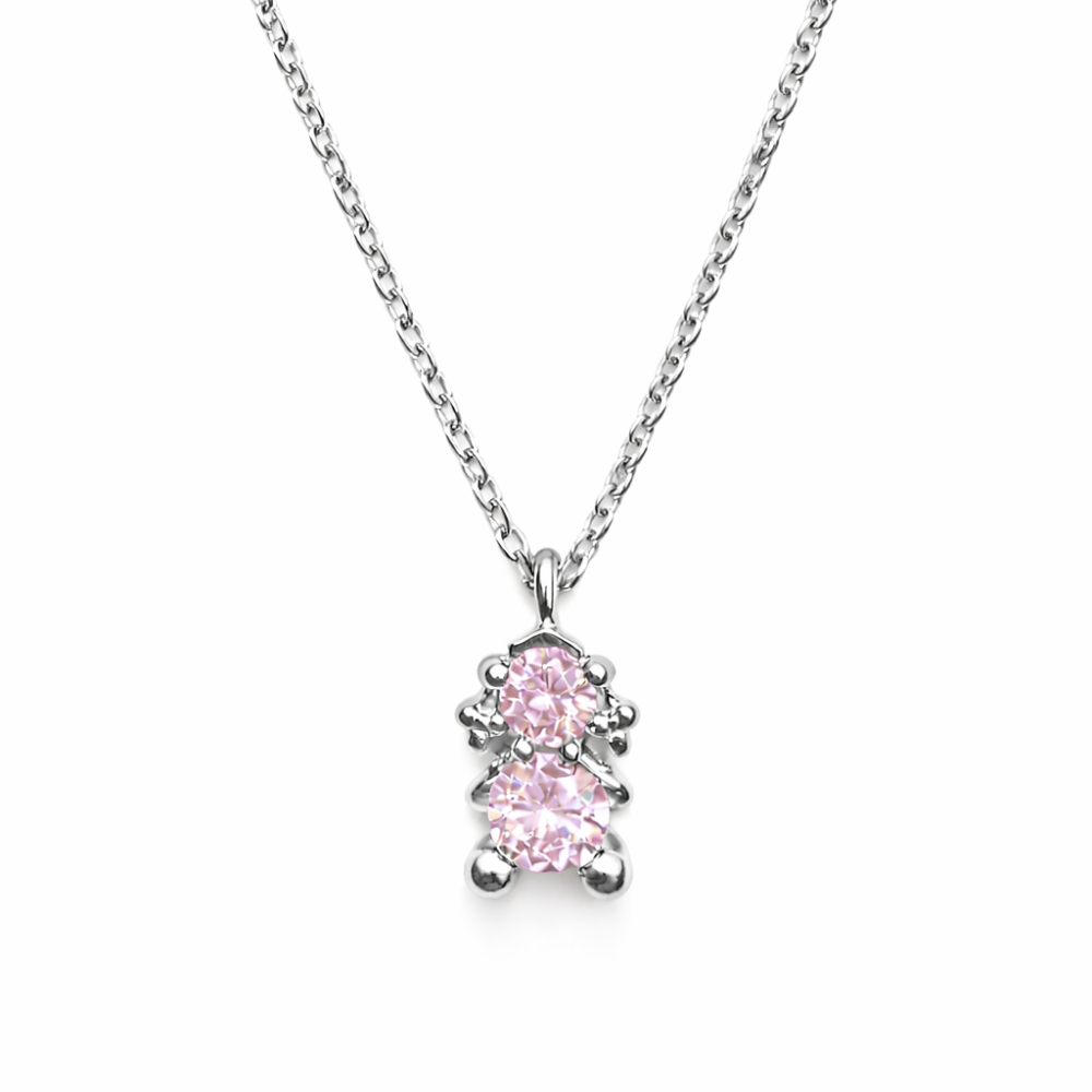 FIO EM PRATA 925% DOURADA GIRL ONIX AMORZINHO BY MOCHO