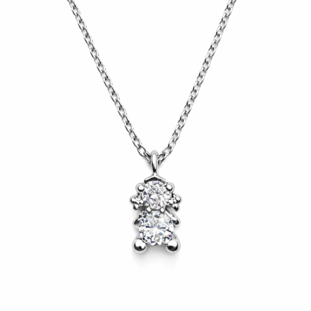 FIO EM PRATA 925% DOURADA GIRL ONIX AMORZINHO BY MOCHO