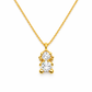 FIO EM PRATA 925% DOURADA GIRL ONIX AMORZINHO BY MOCHO