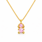 FIO EM PRATA 925% DOURADA GIRL ONIX AMORZINHO BY MOCHO