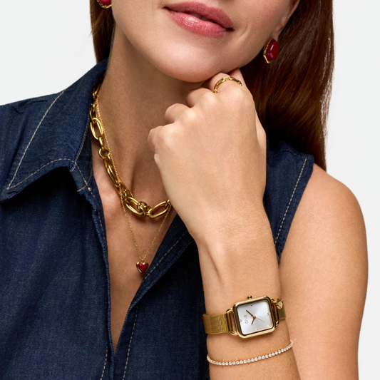 RELÓGIO ONE SENHORA CHARMY GOLD