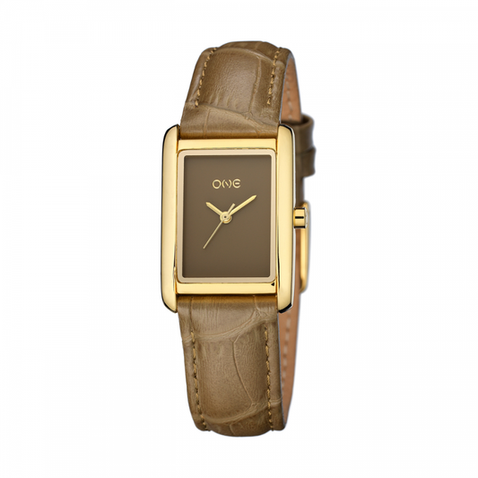 RELÓGIO ONE SENHORA GRACE BEIGE LEATHER
