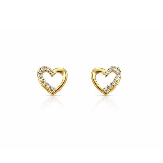 BRINCOS EM PRATA 925% COM ZIRCÓNIAS