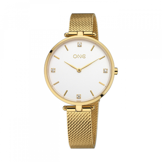 RELOGIO ONE SENHORA DIVINE GOLD