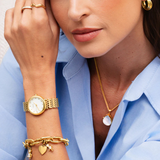 RELÓGIO ONE SENHORA ETERNAL GOLD