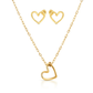 SET COLAR & BRINCOS ONE SENHORA AMOUR GOLD