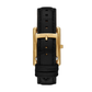 RELOGIO MICHAEL KORS MK4965 DOURADO BRACELETE EM PELE PRETA MOST CHAMPANHE