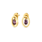 SET COLAR & BRINCOS ONE SENHORA BIRTHSTONE FEVEREIRO