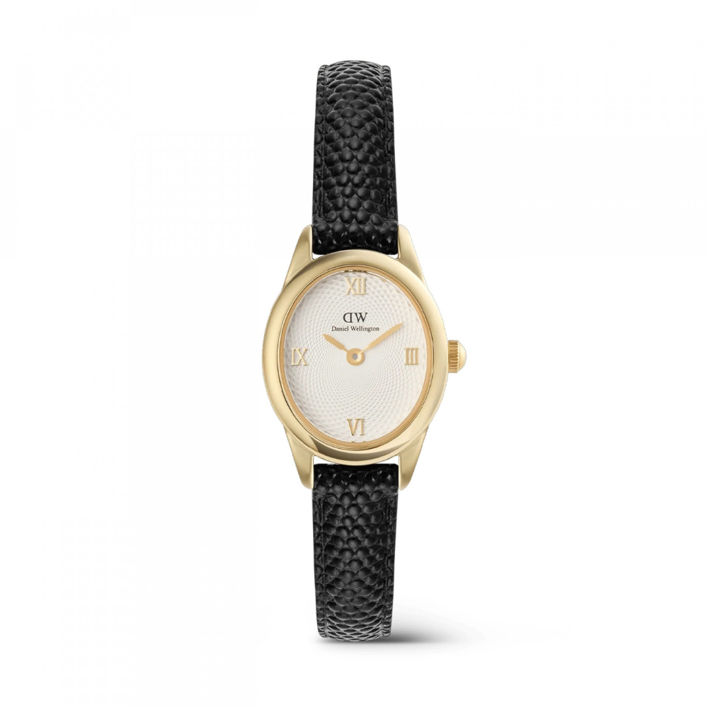 RELOGIO DANIEL WELLINGTON SENHORA OPHELIA MINI 22X25BLACK LIZARD WHITE