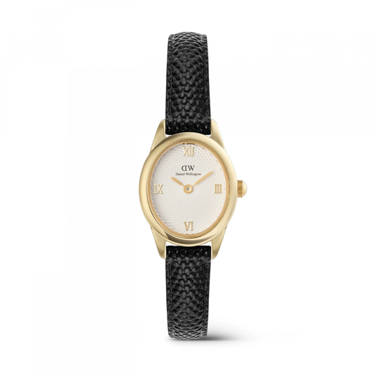 RELOGIO DANIEL WELLINGTON SENHORA OPHELIA MINI 22X25BLACK LIZARD WHITE
