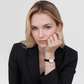 RELOGIO DANIEL WELLINGTON SENHORA OPHELIA MINI 22X25BLACK LIZARD WHITE