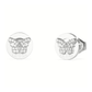 BRINCOS  GUESS EM AÇO DOURADO COM ZIRCONIAS