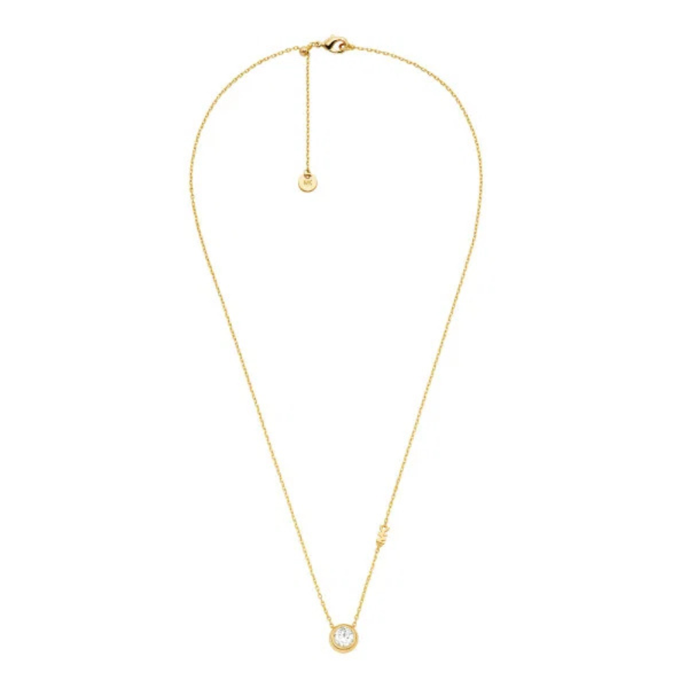 COLAR MICHAEL KORS DOURADO  C/ ZIRCONIA