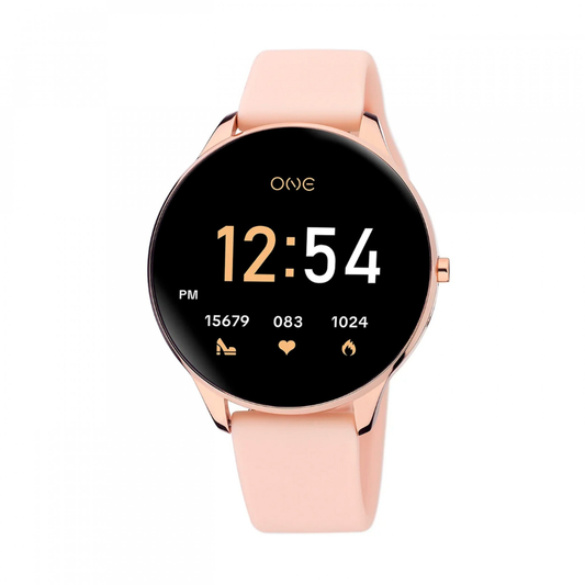 SMARTWATCH ONE SLIM ROSE GOLD SILICONE