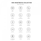 SMARTWATCH ONE SLIM ROSE GOLD SILICONE