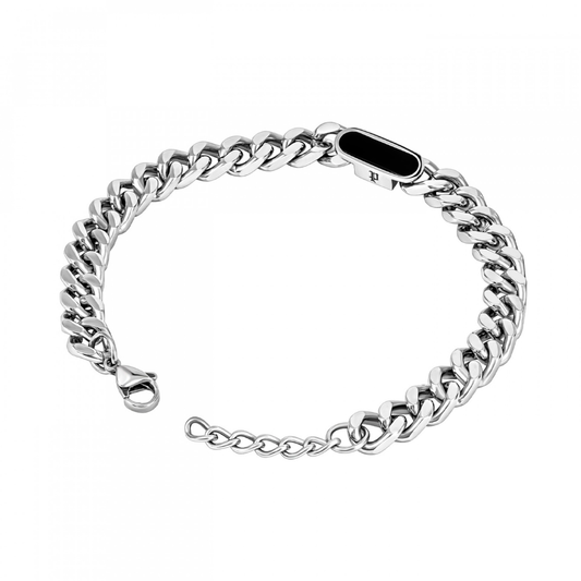 PULSEIRA POLICE EM AÇO VIGOR 19,5+2,5CM