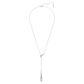 Pendente Y Swarovski Classica Lapidação redonda, Branco, Prata esterlina
