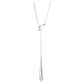 Pendente Y Swarovski Classica Lapidação redonda, Branco, Prata esterlina