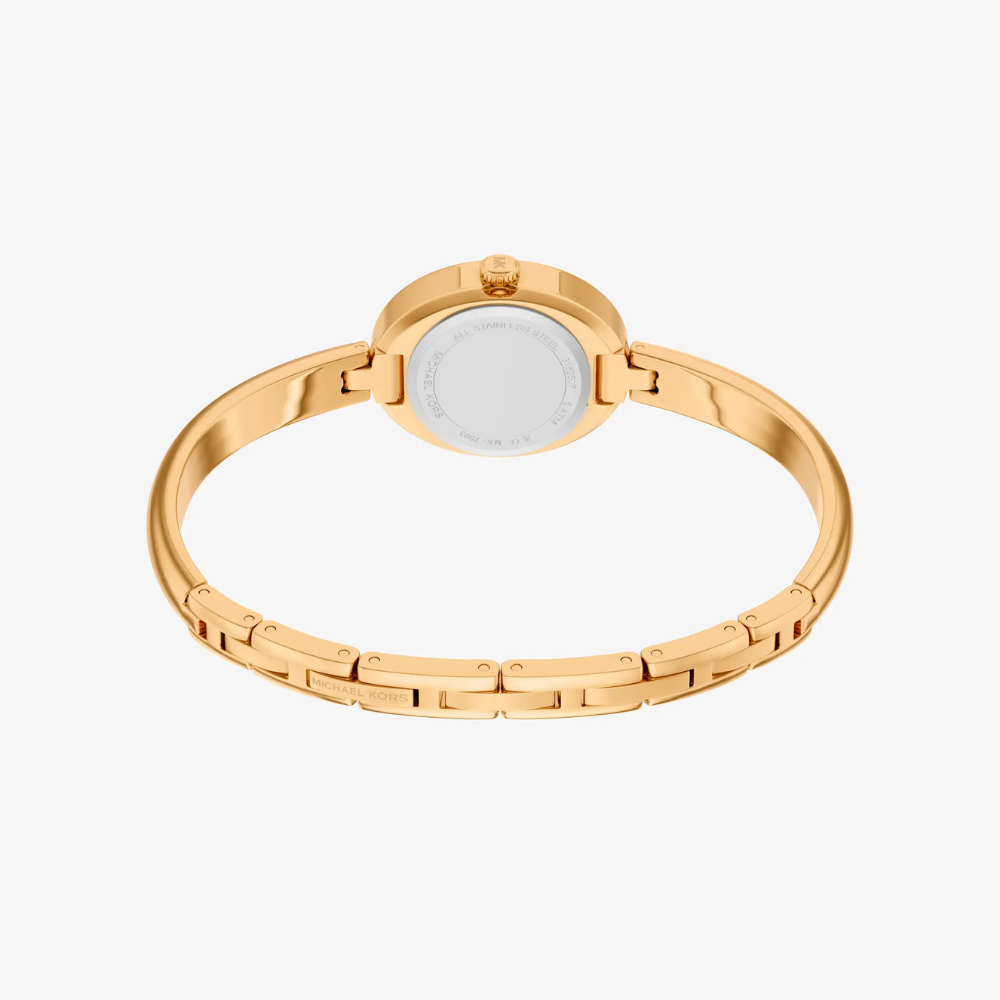RELOGIO MICHAEL KORS DOURADO MOST. BRILHANTES