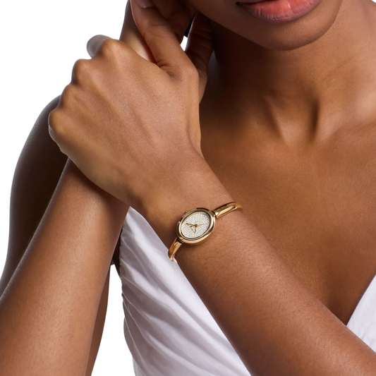 RELOGIO MICHAEL KORS DOURADO MOST. BRILHANTES