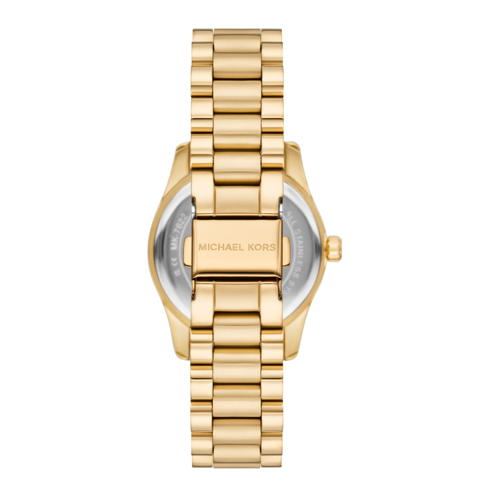 RELOGIO MICKAEL KORS DOURADO MOST. VERDE