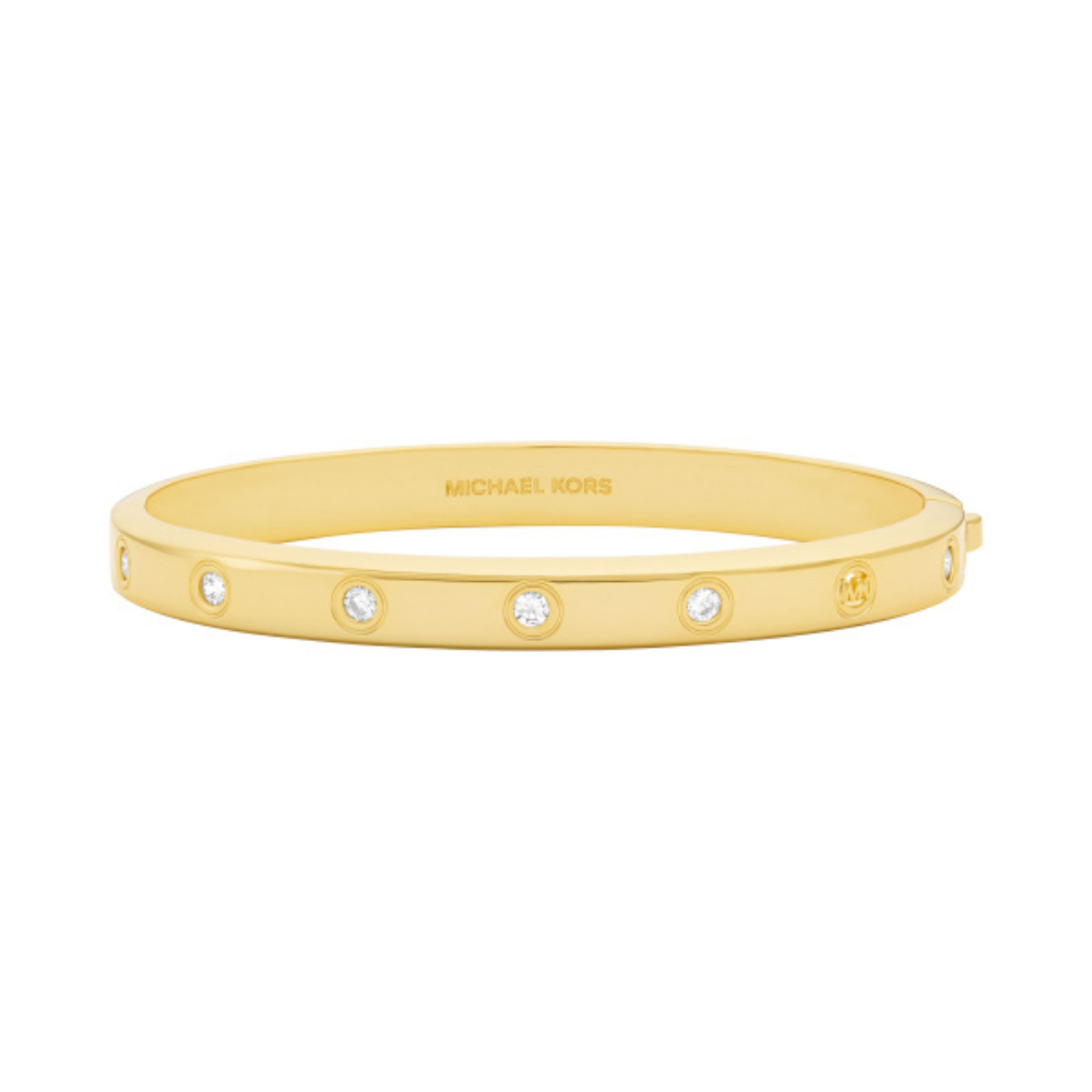 ESCRAVA MICHAEL KORS PLAQUEADO A OURO 18K COM ZIRCONIAS