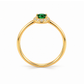 ANEL EM OURO 19,2K COM ZIRCONIAS