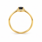 ANEL EM OURO 19,2K COM ZIRCONIAS