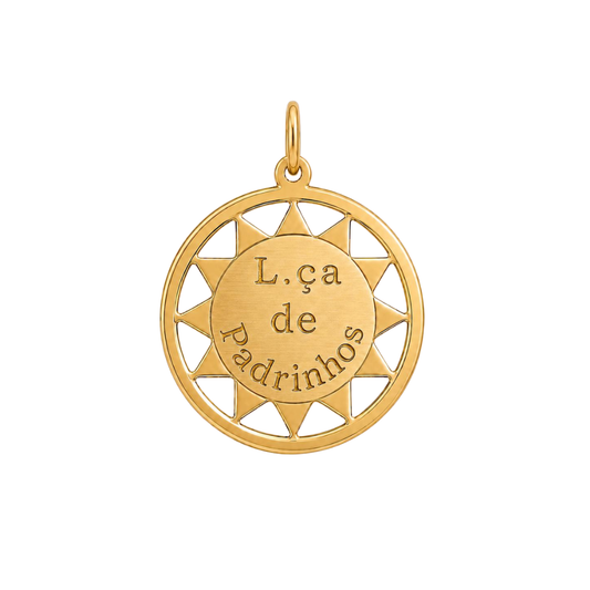 MEDALHA ESTRELA EM OURO 19,2K