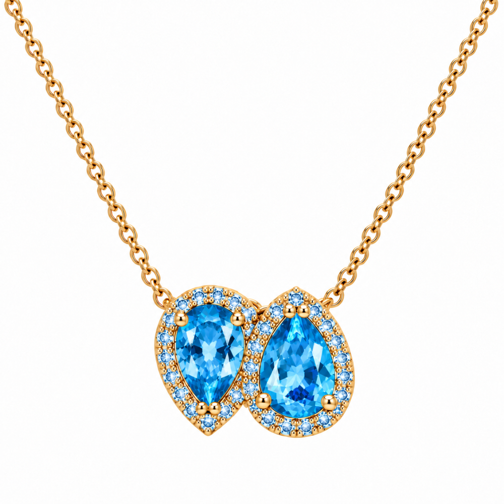 Colar L’Amour Em Ouro 19,2K Com Zirconias