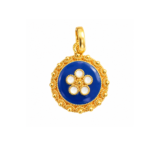 MEDALHA ESCARAMUJO EM OURO  19,2K