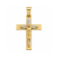 CRUZ EM OURO 19,2K C/ CRISTO
