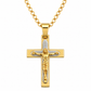 CRUZ EM OURO 19,2K C/ CRISTO