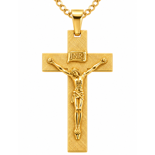 MEDALHA 19.2K OURO CRUZ
