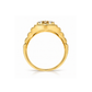 ANEL HOMEM EM OURO 19,2K COM 7 DIAMANTES 0,84ct