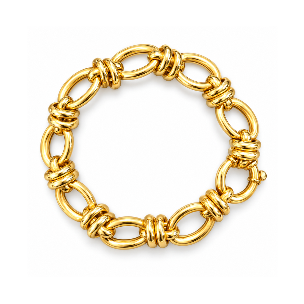 PULSEIRA SENHORA EM OURO 19,2K