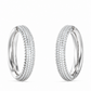 BRINCOS GUESS GU MADISON PRATEADOS