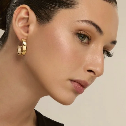 BRINCOS GUESS GU MADISON DOURADOS
