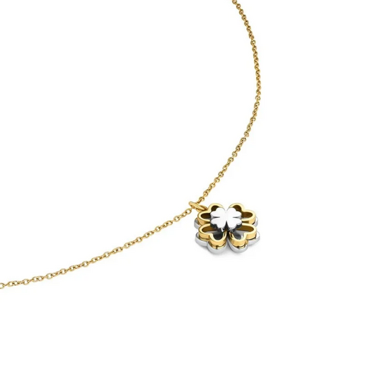 COLAR ON SENHORA LUCKY FLOWER BICOLOR