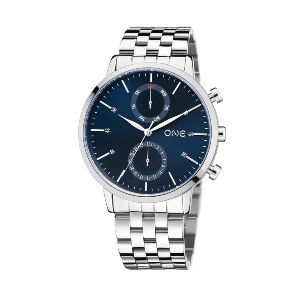 RELOGIO ONE HOMEM ELITE COMPACT MOST. AZUL