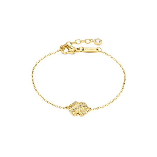 PULSEIRA ONE SENHORA KNOT CRYSTAL GOLD