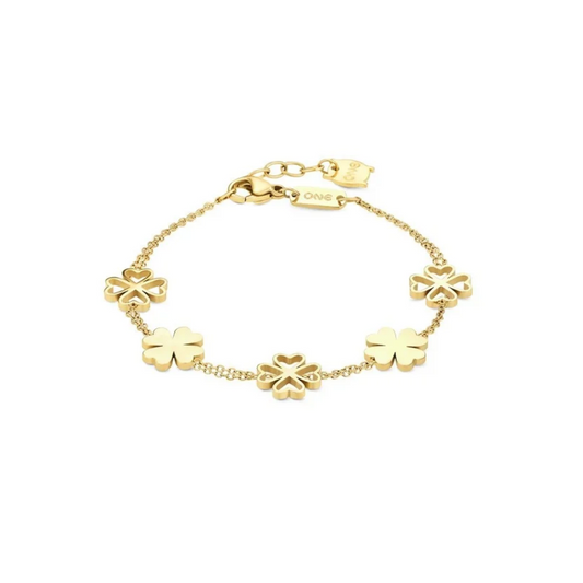 PULSEIRA ONE SENHORA LUCKY FLOWER  GOLD