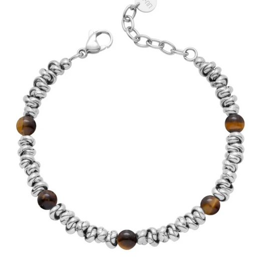 PULSEIRA LIU JO DE HOMEM EM AÇO E BOLAS