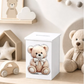 MEALHEIRO URSO BRANCO 8X8X11.5CM