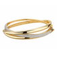 3 PULSEIRAS  SOVRANI EM BRONZE PLAQUEADO A OURO 18K  COM ZIRCONIAS