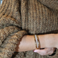 3 PULSEIRAS  SOVRANI EM BRONZE PLAQUEADO A OURO 18K  COM ZIRCONIAS