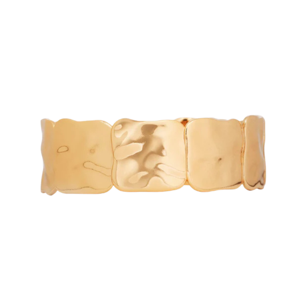 PULSEIRA VIDAL & VIDAL EM BRONZE COM BANHO DE OURO 18K